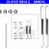 Sada příslušenství, brzdové čelisti ATE 03.0137-9014 (AT 669014)