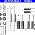 Sada příslušenství, brzdové čelisti ATE 03.0137-9035 (AT 669035)