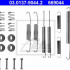 Sada příslušenství, brzdové čelisti ATE 03.0137-9044 (AT 669044)