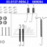 Sada příslušenství, brzdové čelisti ATE 03.0137-9054 (AT 669054)