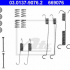 Sada příslušenství, brzdové čelisti ATE 03.0137-9076 (AT 669076)