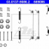 Sada příslušenství, brzdové čelisti ATE 03.0137-9086 (AT 669086)