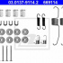 Sada příslušenství, brzdové čelisti ATE 03.0137-9114 (AT 669114)