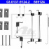 Sada příslušenství, brzdové čelisti ATE 03.0137-9124 (AT 669124)