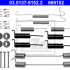 Sada příslušenství, brzdové čelisti ATE 03.0137-9152 (AT 669152)