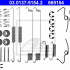 Sada příslušenství, brzdové čelisti ATE 03.0137-9154 (AT 669154)