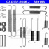 Sada příslušenství, brzdové čelisti ATE 03.0137-9156 (AT 669156)