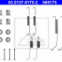 Sada příslušenství, brzdové čelisti ATE 03.0137-9175 (AT 669175)