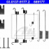 Sada příslušenství, brzdové čelisti ATE 03.0137-9177 (AT 669177)