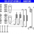 Sada příslušenství, brzdové čelisti ATE 03.0137-9180 (AT 669180)