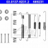 Sada příslušenství, brzdové čelisti ATE 03.0137-9231 (AT 669231)