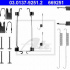 Sada příslušenství, brzdové čelisti ATE 03.0137-9251 (AT 669251)