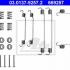 Sada příslušenství, brzdové čelisti ATE 03.0137-9257 (AT 669257)