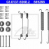 Sada příslušenství, brzdové čelisti ATE 03.0137-9268 (AT 669268)