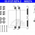 Sada příslušenství, brzdové čelisti ATE 03.0137-9274 (AT 669274)