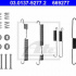 Sada příslušenství, brzdové čelisti ATE 03.0137-9277 (AT 669277)