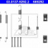 Sada příslušenství, brzdové čelisti ATE 03.0137-9292 (AT 669292)