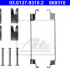 Sada příslušenství, brzdové čelisti ATE 03.0137-9310 (AT 669310)
