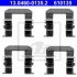 Sada příslušenství, obložení kotoučové brzdy ATE 13.0460-0135 (AT 610135)
