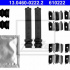 Sada příslušenství, obložení kotoučové brzdy ATE 13.0460-0222 (AT 610222)