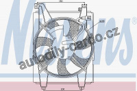 Ventilátor chladiče klimatizace NISSENS 85412