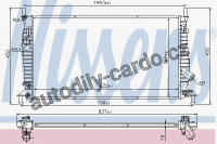 Chladič motoru NISSENS 69480