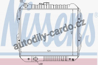 Chladič motoru NISSENS 64844