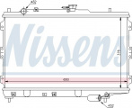 Chladič motoru NISSENS 66602