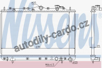 Chladič motoru NISSENS 67004