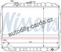 Chladič motoru NISSENS 67017