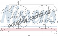 Ventilátor chladiče NISSENS 85116