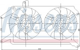 Ventilátor chladiče NISSENS 85116