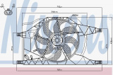 Ventilátor chladiče NISSENS 85256