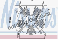 Ventilátor chladiče NISSENS 85390