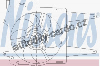 Ventilátor chladiče NISSENS 85433