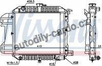 Chladič motoru NISSENS 61590