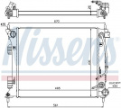 Chladič motoru NISSENS 675008