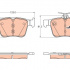 Sada brzdových destiček TRW (GDB1957)
