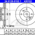 Brzdový kotouč ATE 24.0120-0152 (AT 420152) - NISSAN
