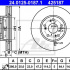 Brzdový kotouč ATE 24.0125-0187 (AT 425187)