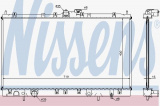 Chladič motoru NISSENS 62804A