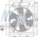 Ventilátor chladiče NISSENS 85300