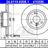 Brzdový kotouč ATE 24.0110-0208 (AT 410208) - CITROËN