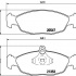 Sada brzdových destiček BREMBO P59011 - DAEWOO, OPEL