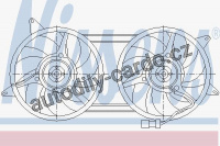 Ventilátor chladiče NISSENS 85439