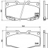 Sada brzdových destiček BREMBO P83009 - TOYOTA