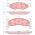 Sada brzdových destiček TRW GDB3123 - KIA SPORTAGE