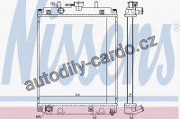 Chladič motoru NISSENS 61740
