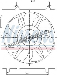 Ventilátor chladiče NISSENS 85301