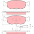 Sada brzdových destiček TRW GDB301 - FORD SCORPIO